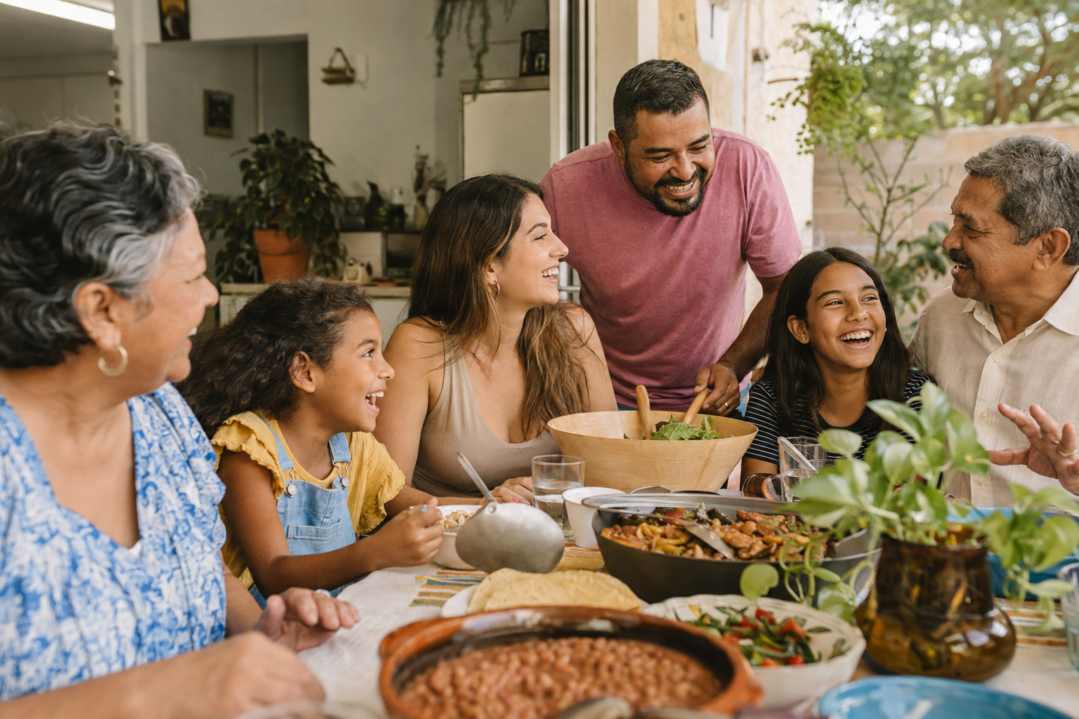 Family dinner memory